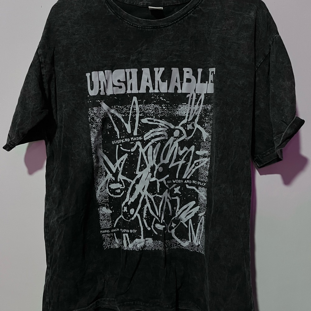 Black Graphic Men's Shirt